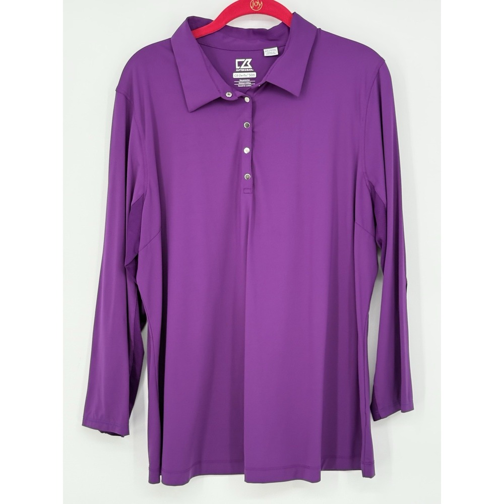 Cutter & Buck Women's Long Sleeve CB Drytec 50+UPF XXL